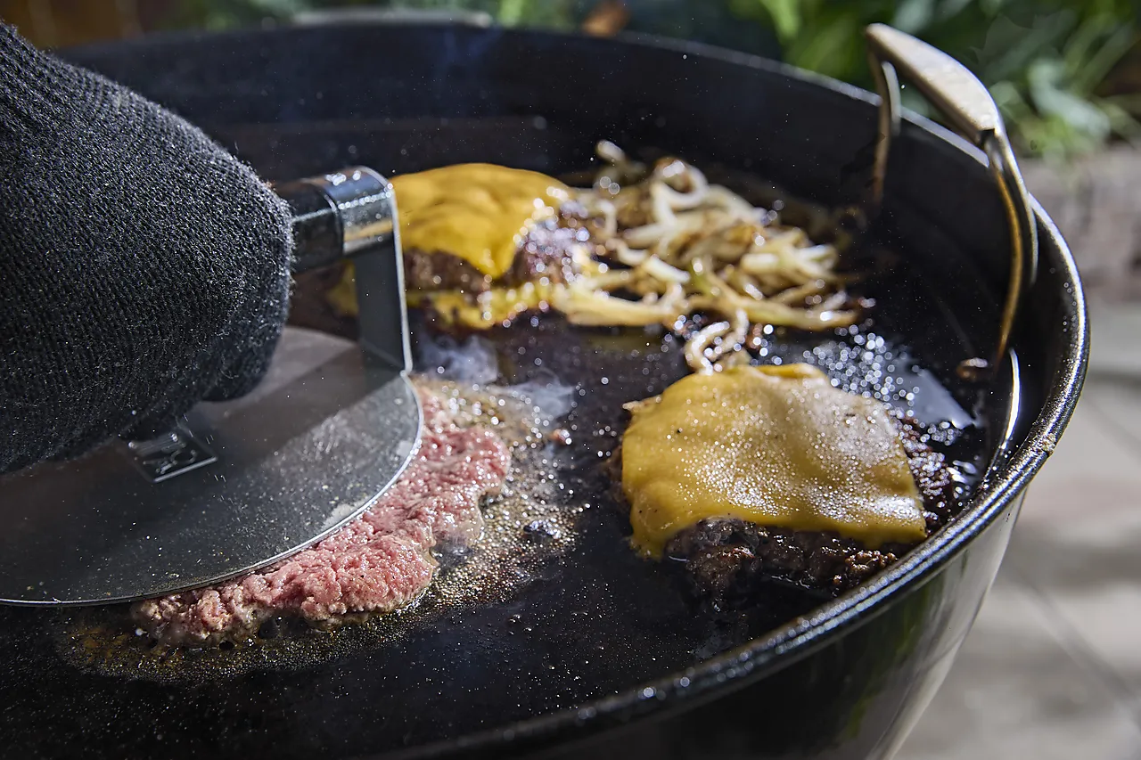 Weber grilltilbehør smashburgerpresse null - null - 2 - Miniatyr