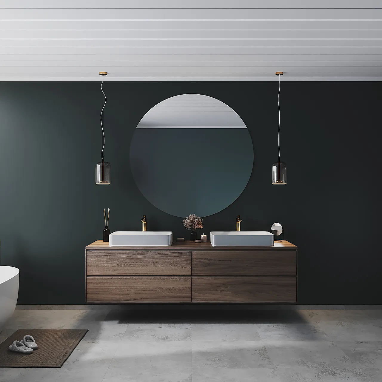 Panel mørk grå 11x620x2390 mm null - null - 2 - Miniatyr