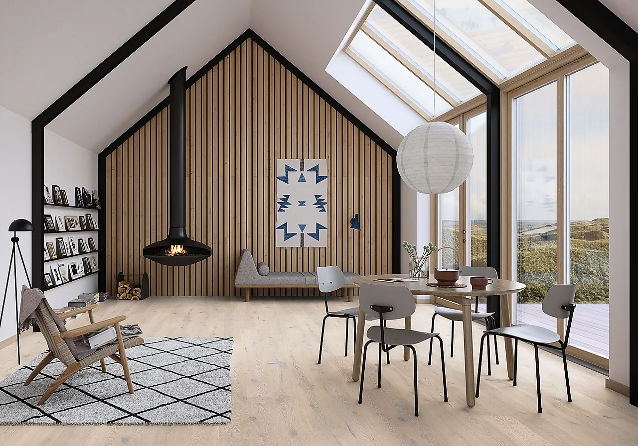 Boen Parkett pale white live pure lakk null - null - 3 - Miniatyr