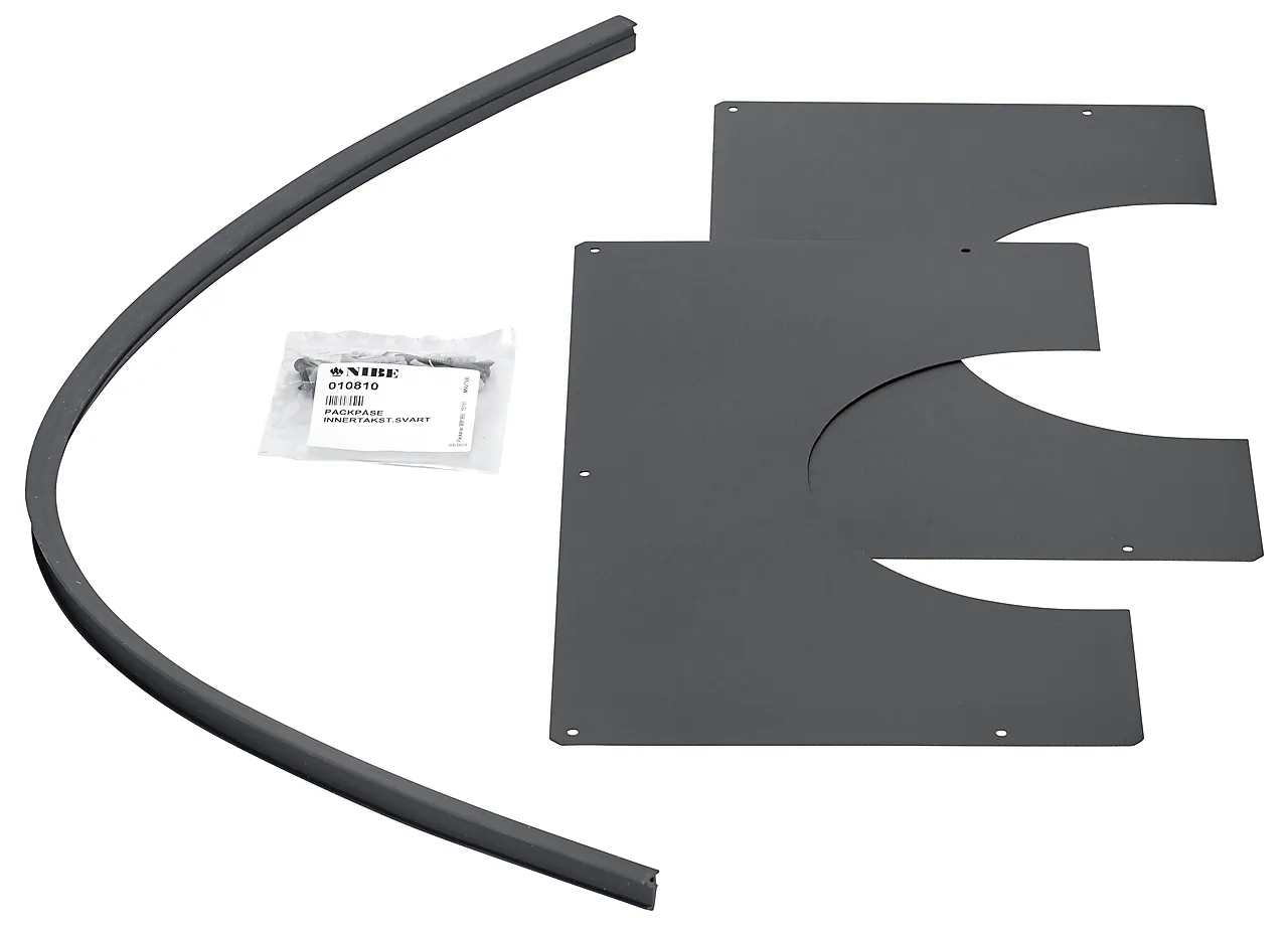 Dekkplate halvisolert 26-35gr svart