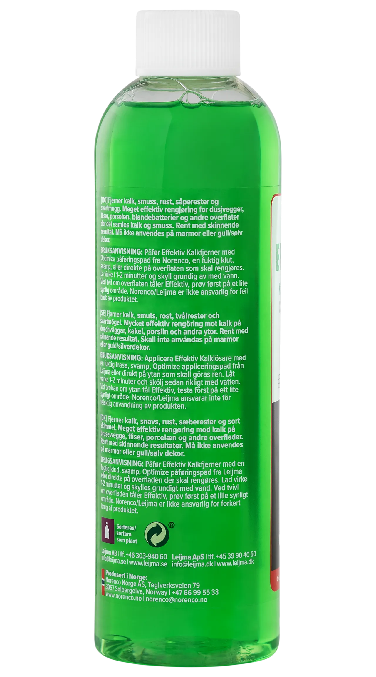 Kalkfjerner effektiv 500 ml løser opp kalk, svartmugg og smuss null - null - 2 - Miniatyr