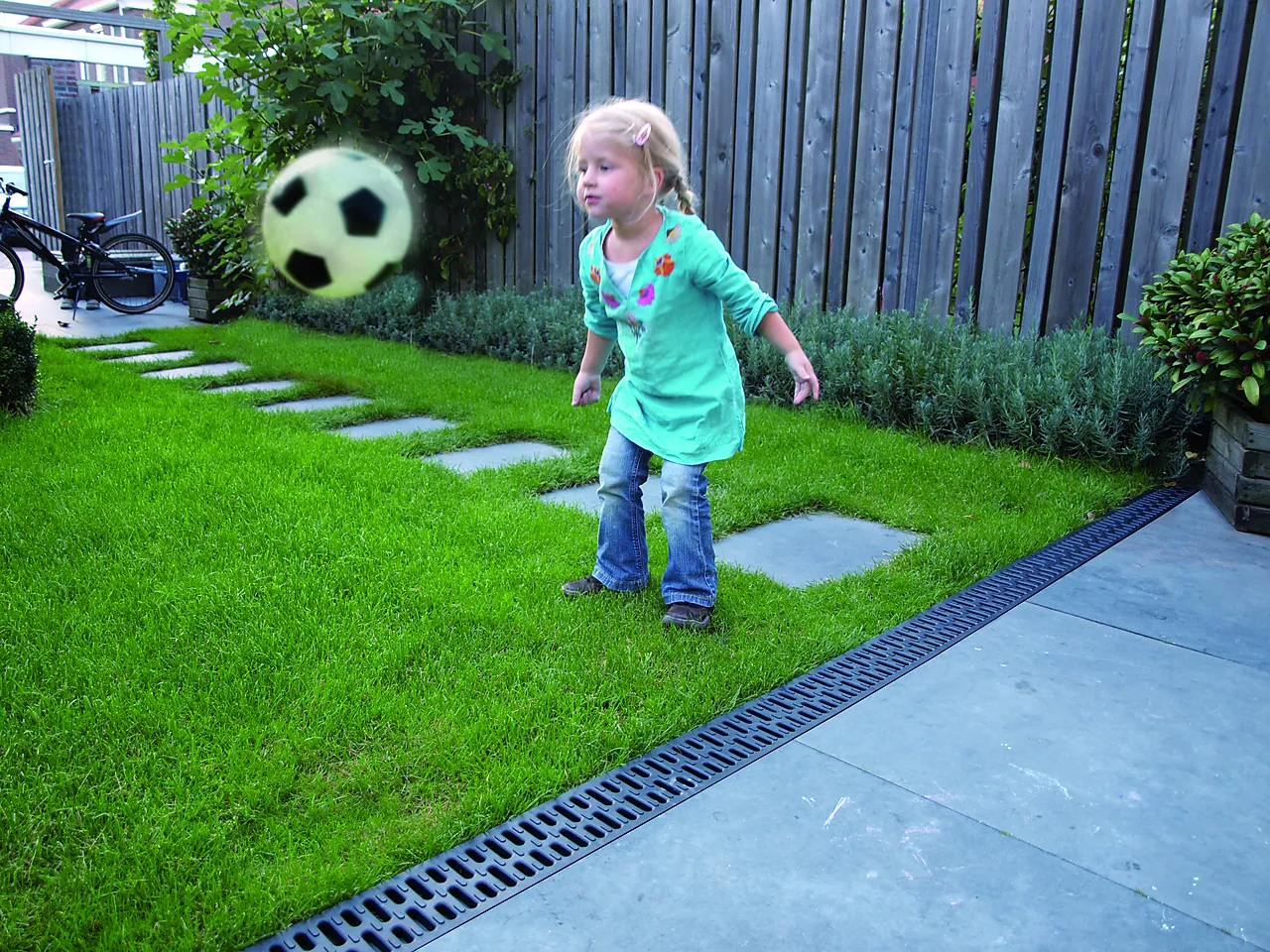 Sandfang komplet inkludert galvanisert rist klasse A null - null - 3 - Miniatyr