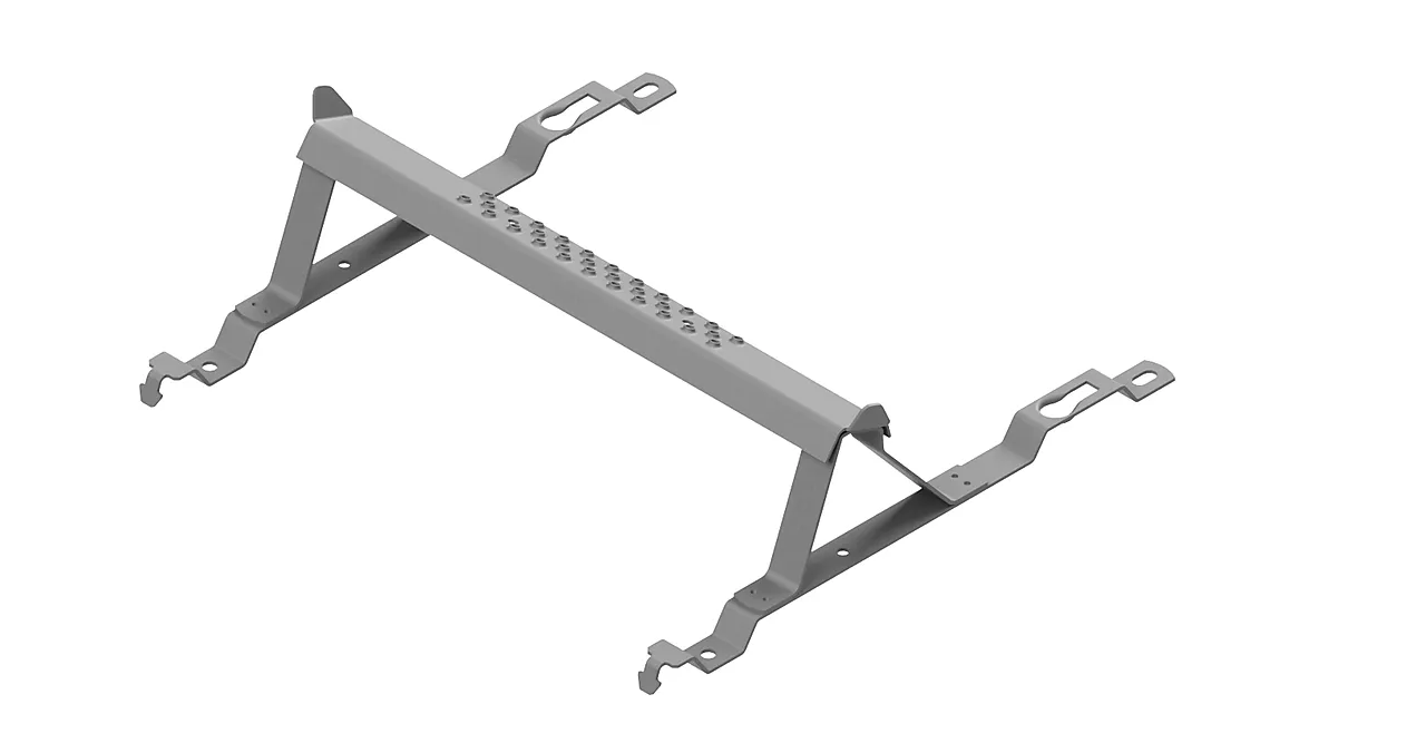 Stigetrinn TR PK-40 til platetak, Sort