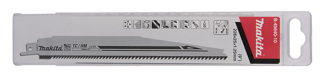 Bajonettsagblad TC/HM 228 mm 10 stk null - null - 2 - Miniatyr