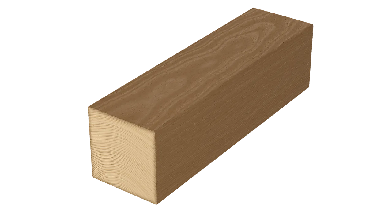 Marnar Bruk Royal furu 98x98 upigmentert, værgrå justert