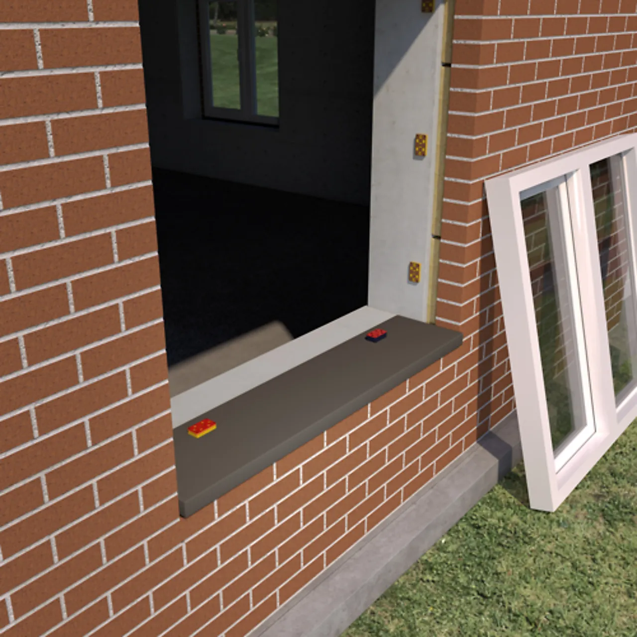 Avstandskloss i pose 20x45x80 mm 200 stk null - null - 3 - Miniatyr