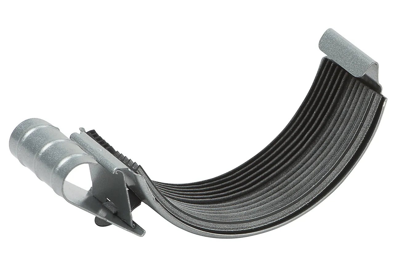 Skjøtestykke 06 takrenne stål sølv