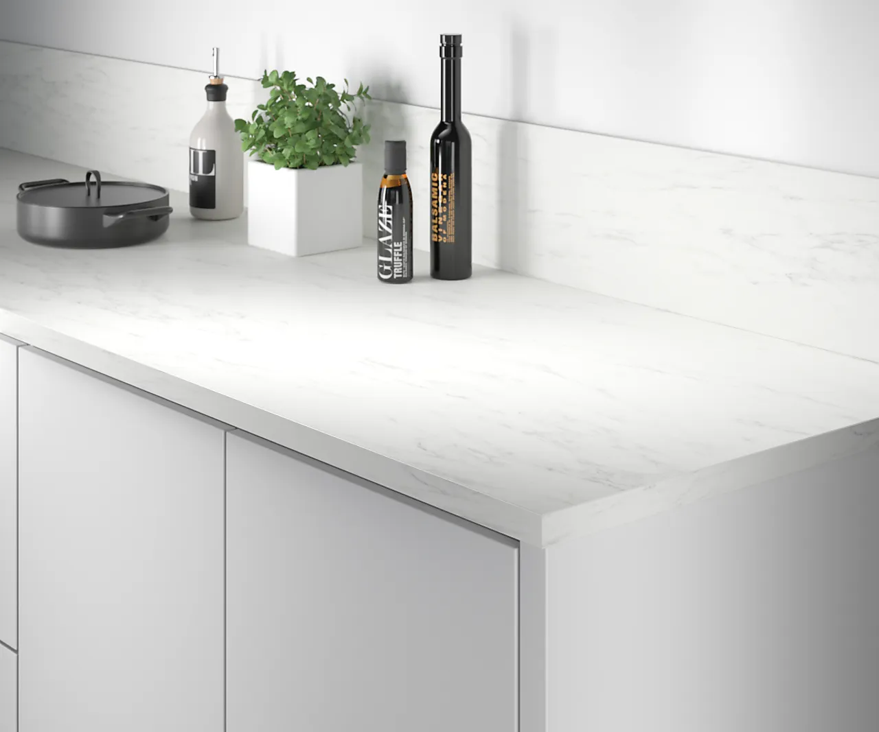 Benkeplate ABS 29x3020x610 mm marble white null - null - 3 - Miniatyr