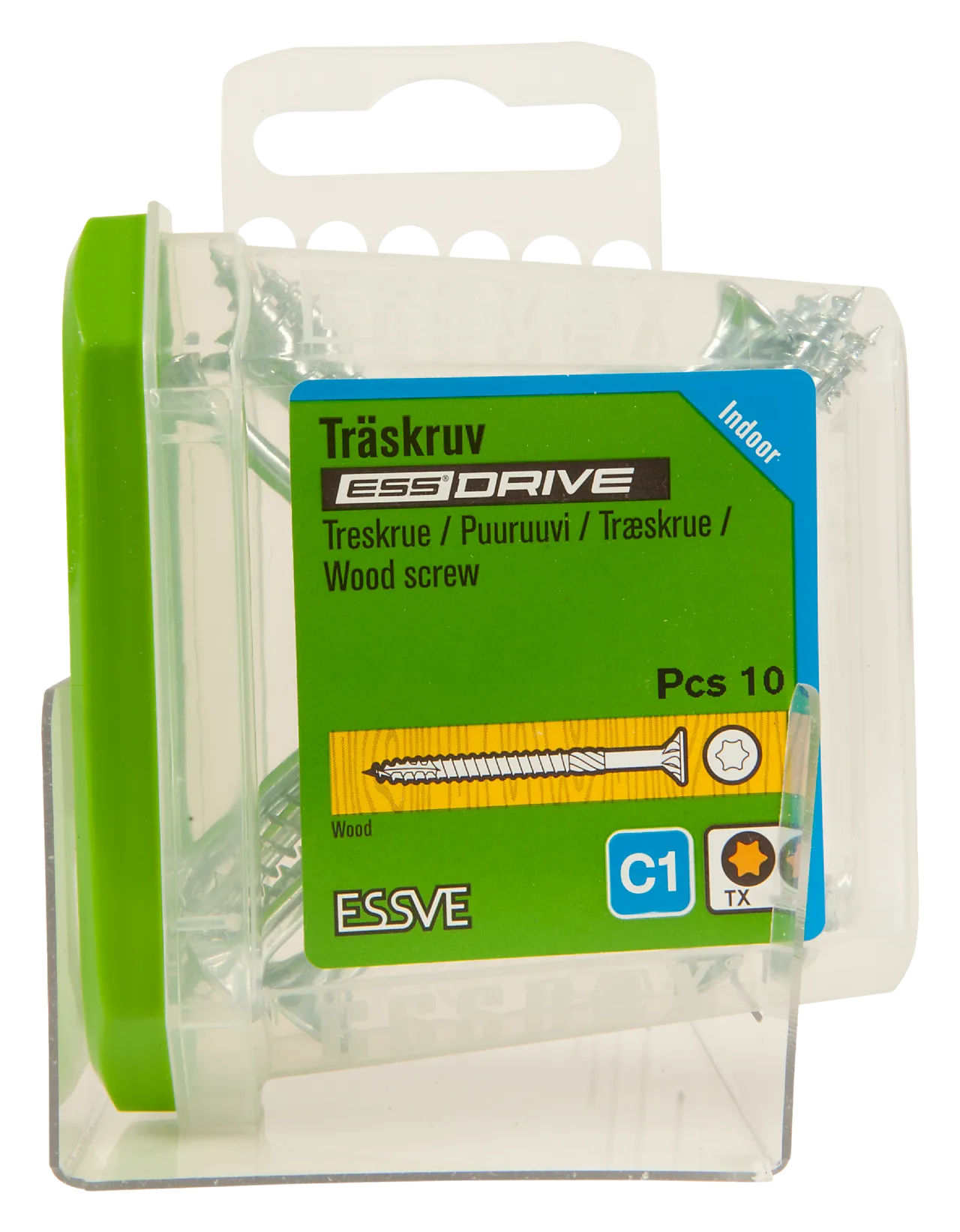 Treskrue Essdrive senkhode blankforsinket 6x120 mm 10 stk null - 120 - 2 - Miniatyr