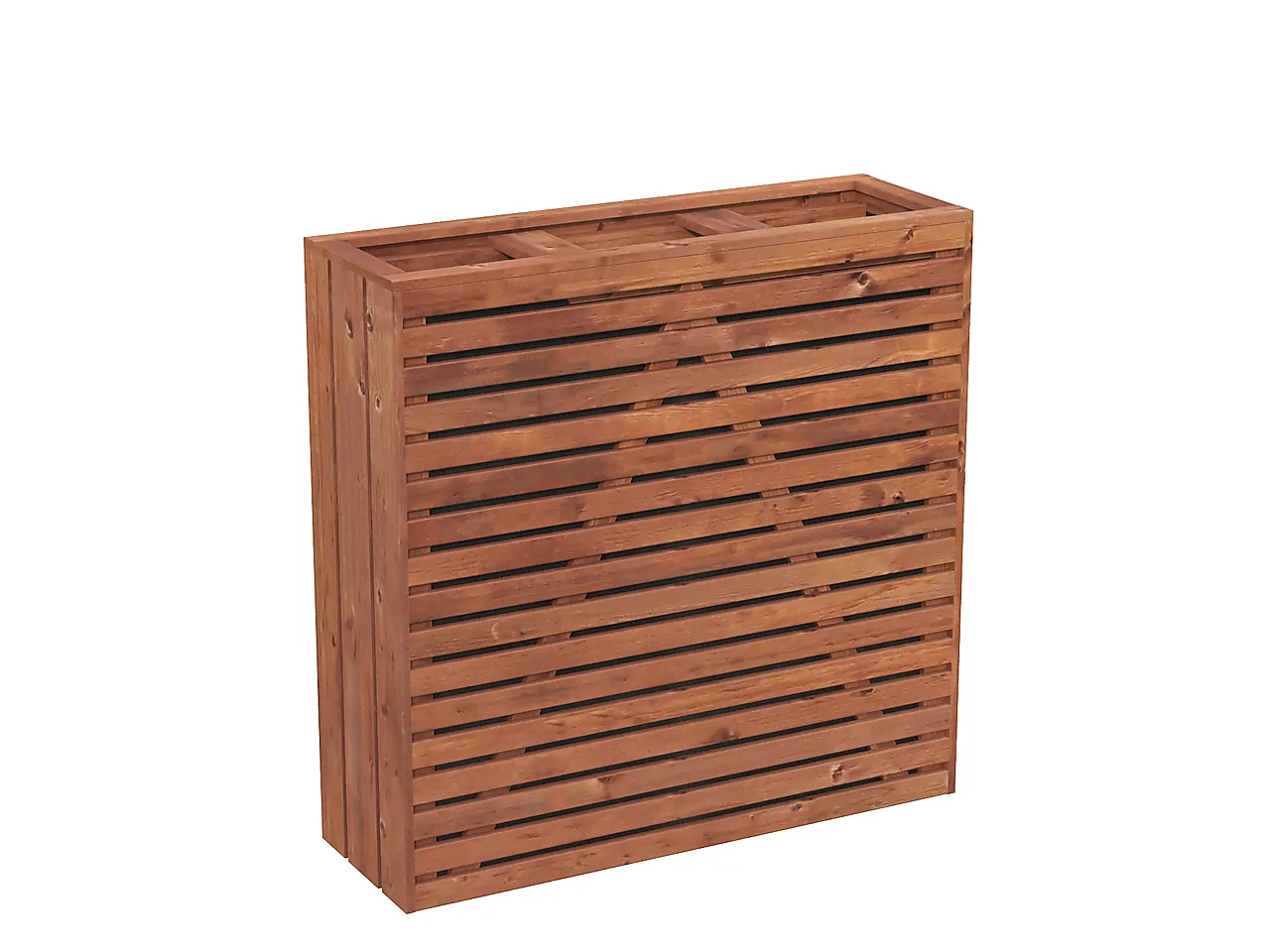 Blomsterkasse Melissa brun 103x34x102 cm Blomsterkasse Melissa brun 103x34x102 cm