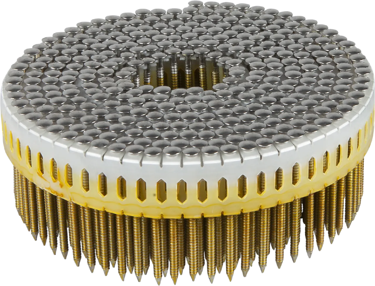 Spiker coil 0-gr 2,5x50 a4syrefast plastbåndet a-1950