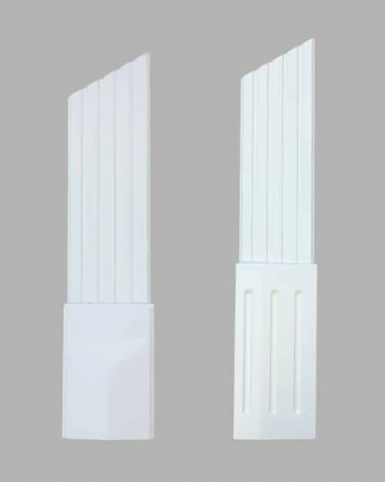 Bunnkloss 222 16x75x160 mm furu hvitmalt null - null - 2 - Miniatyr