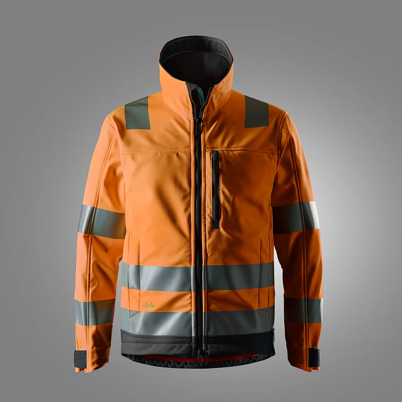 Jakke softshell highvis oransje XS Jakke softshell highvis oransje XS