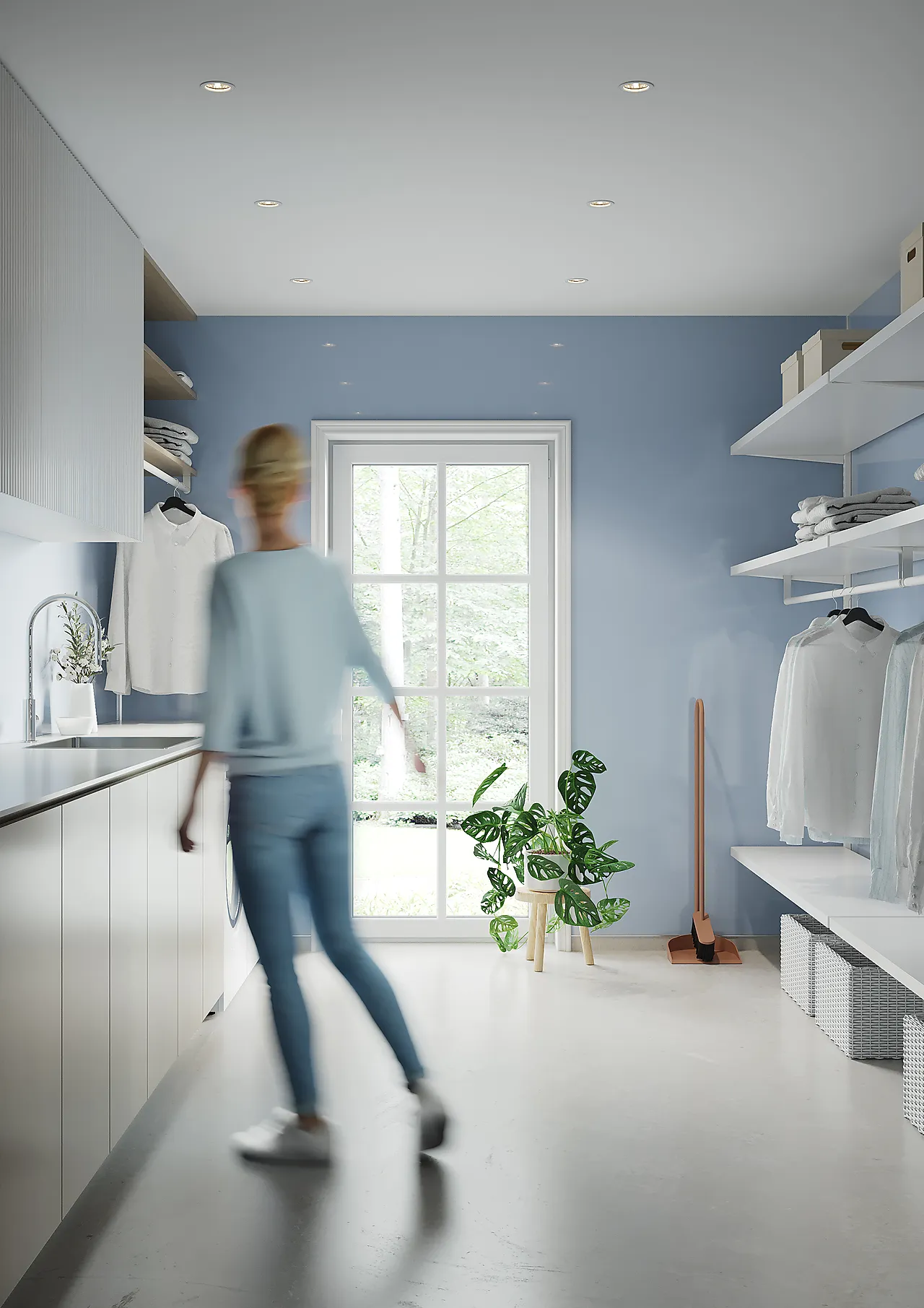 Fibo Baderomsplate 5203F00 Frozen Blue 10x620x2400mm Fibo Baderomsplate 5203F00 Frozen Blue 10x620x2400mm