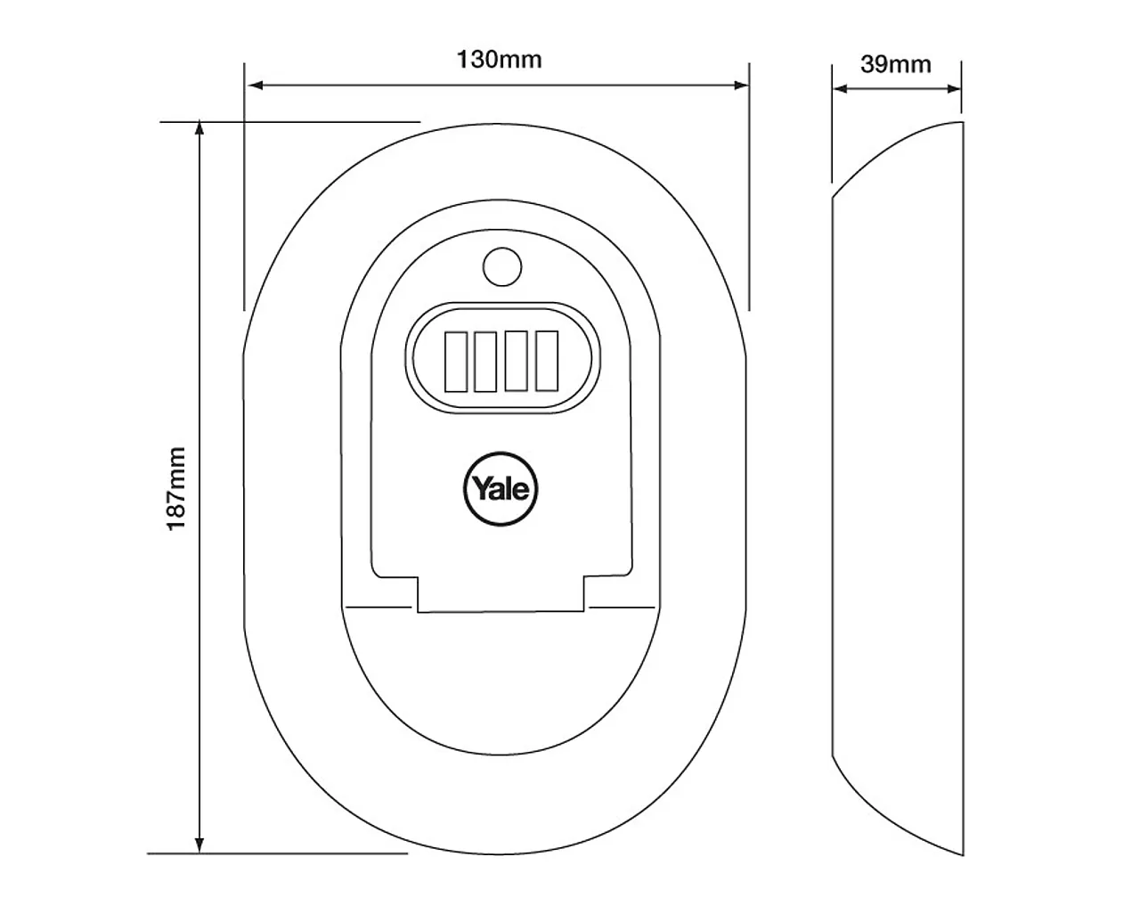 Nøkkelboks HLY500/187/1 null - null - 2 - Miniatyr