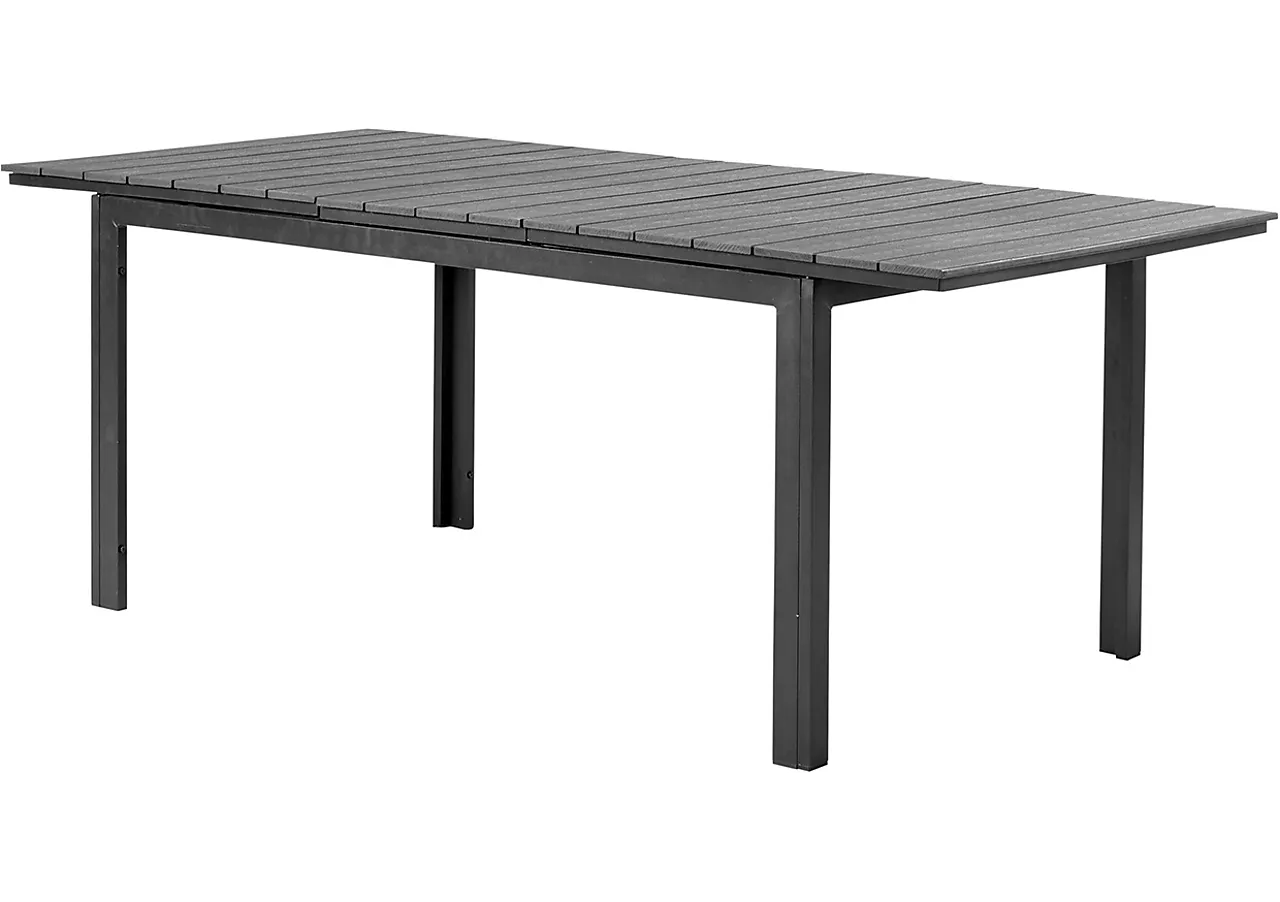 Hagebord sort 160/206x95 cm null - null - 2 - Miniatyr