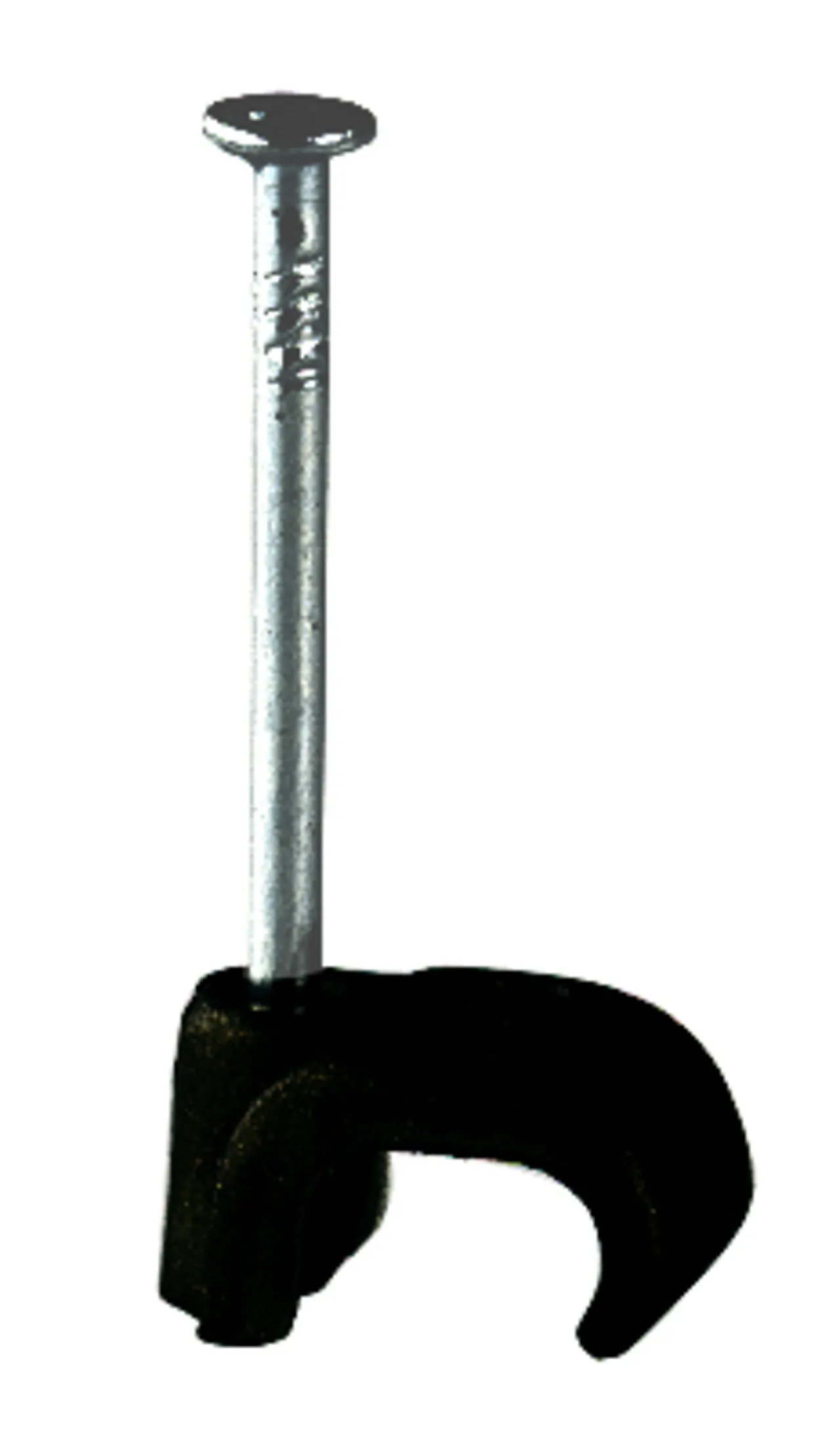 Klammer til feste av rund ledning sort 3-5 mm