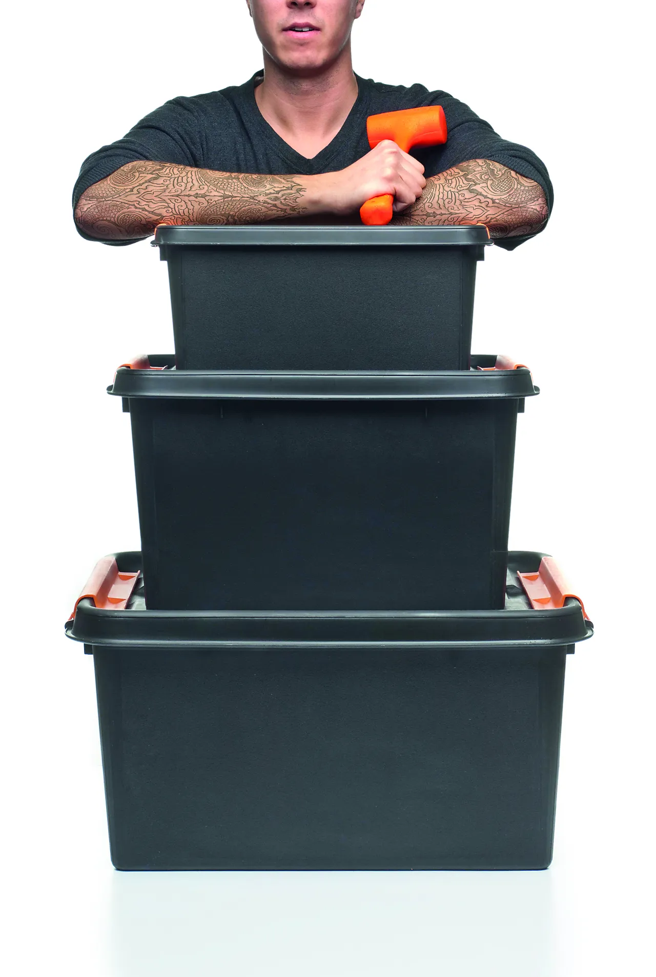 Oppbevaringsboks Pro m/lokk 15 liter 40x30x19 cm Oppbevaringsboks Pro m/lokk 15 liter 40x30x19 cm