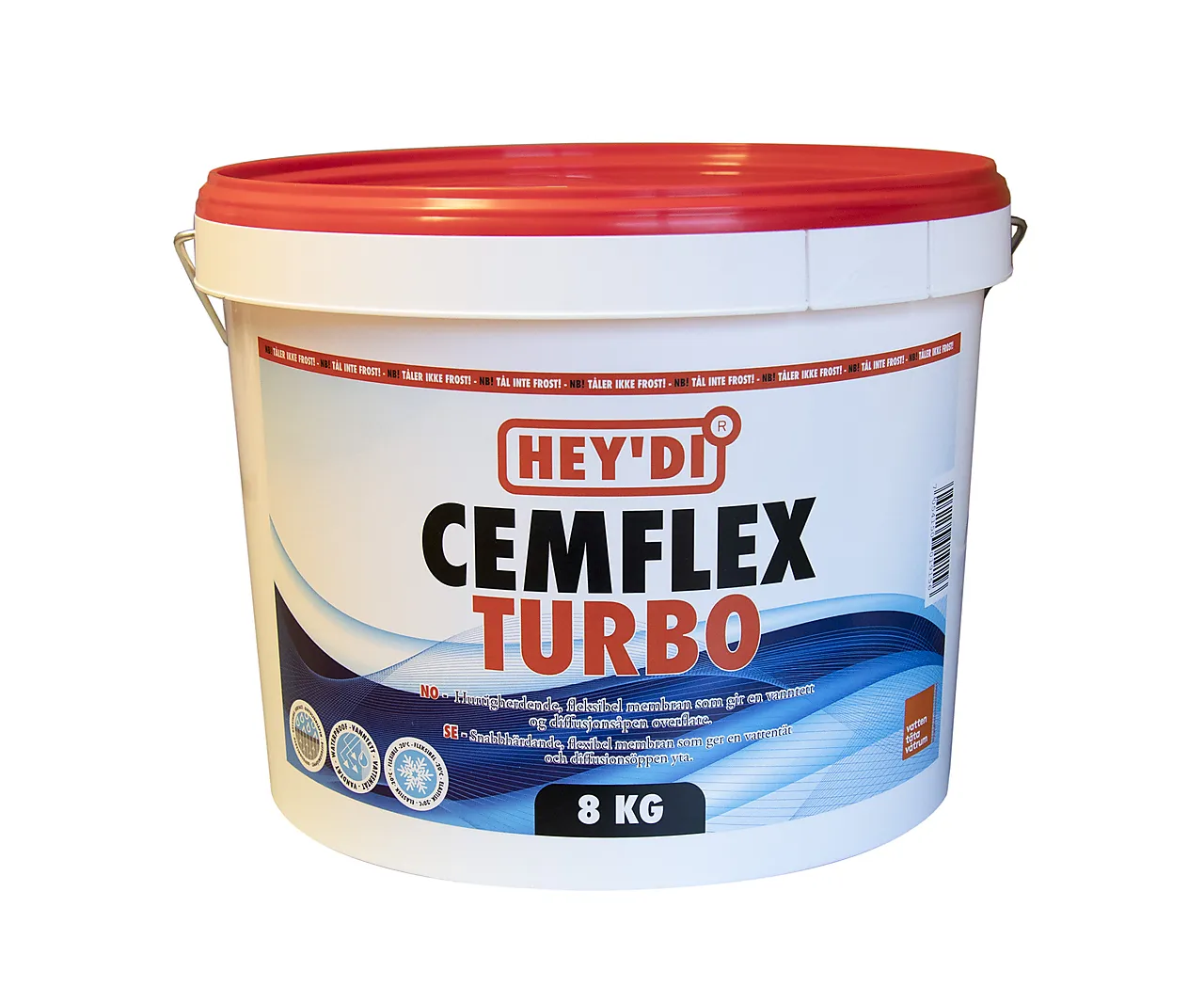 Ytterdør cemflex turbo 8kg membran