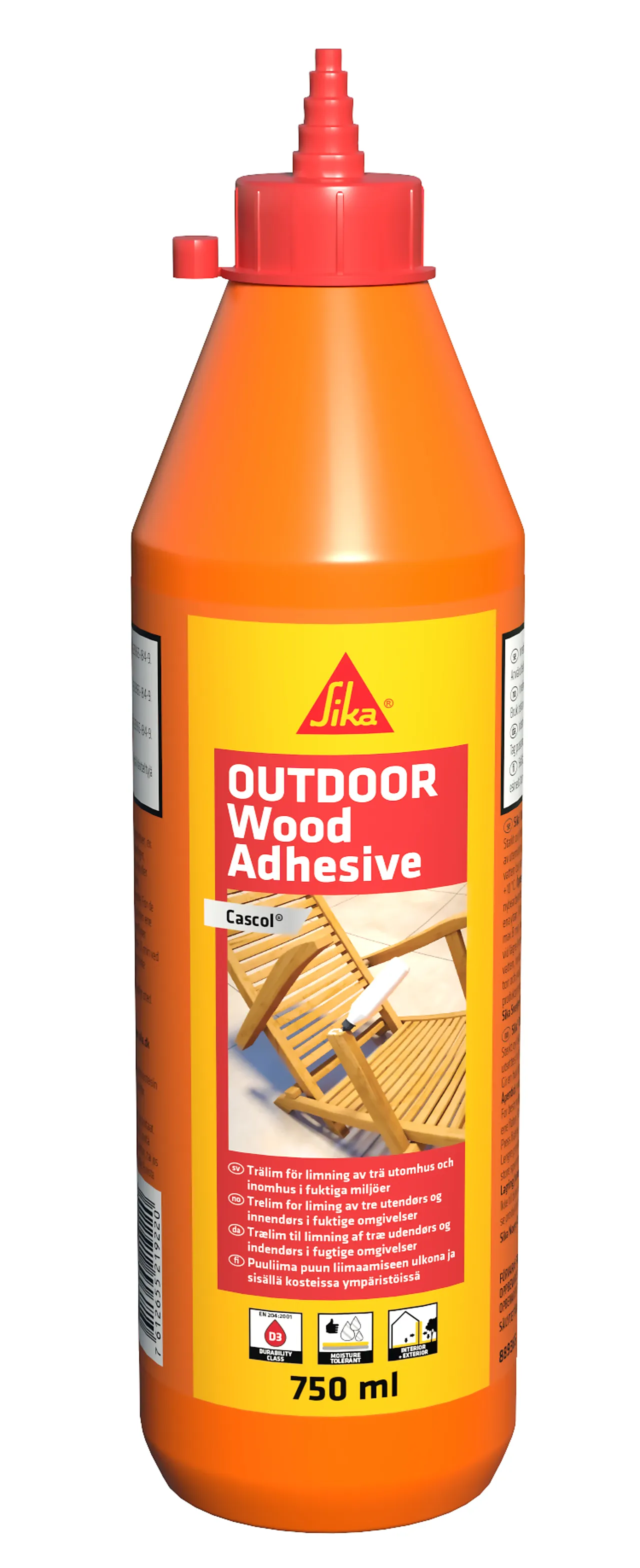 Sika Outdoor Wood Adhesive trelim D3 750ml
