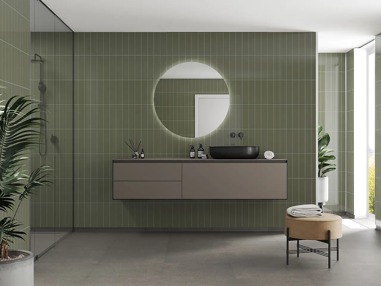 Badersomspanel 5207m0830 camo green 8x30cm 10x620x2400 null - null - 2 - Miniatyr