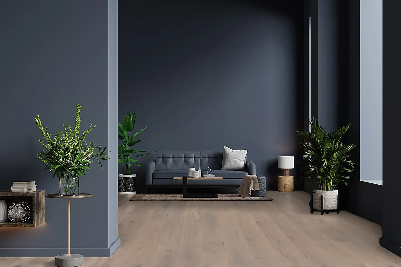 Parkett eik 1-stav living cloudy white