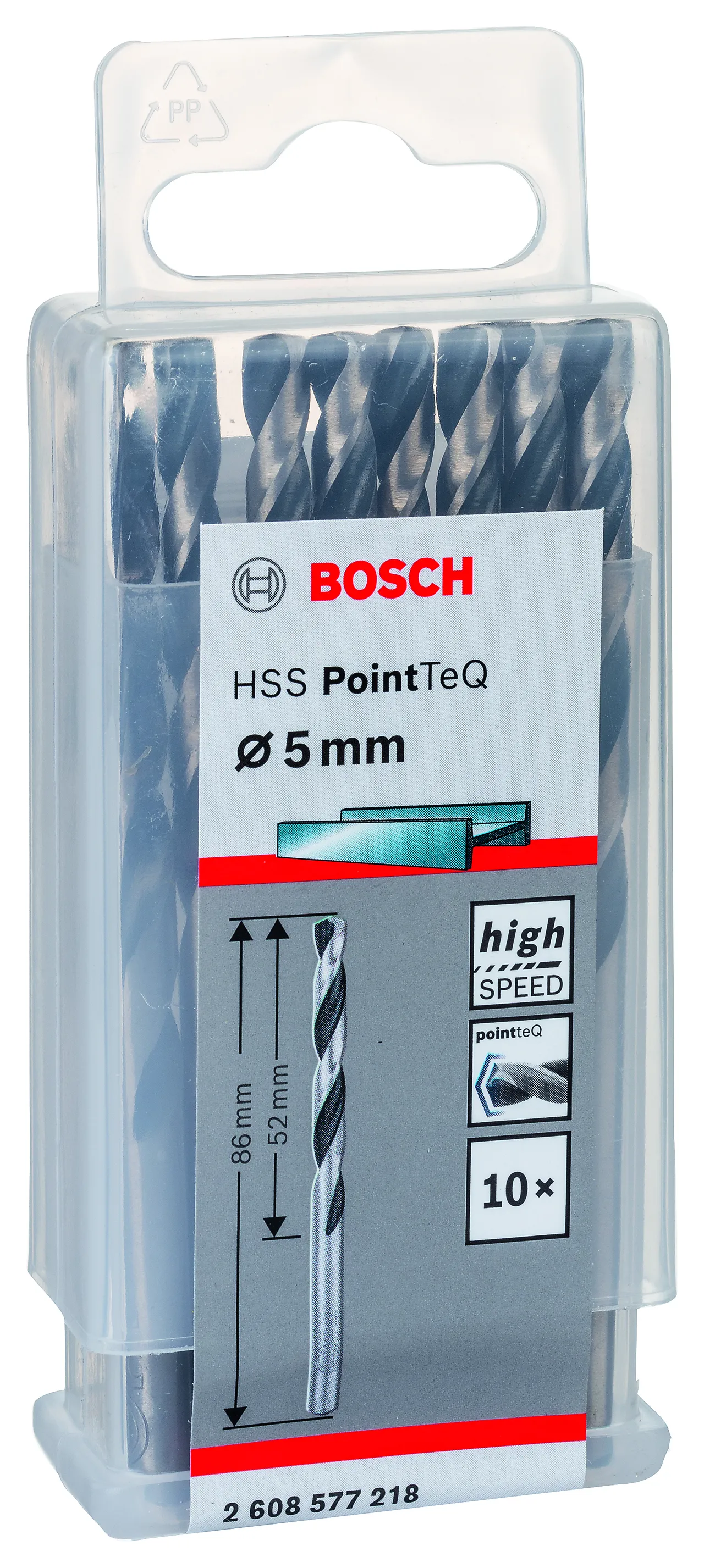 Metallbor pointtec hss-r 5,0mm a10