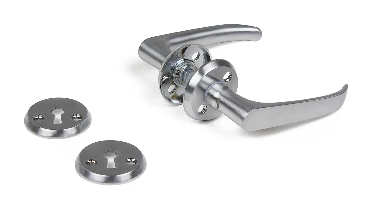 Dørhåndtak A1871 innvendig børstet krom 38-42 mm Dørhåndtak A1871 innvendig børstet krom 38-42 mm