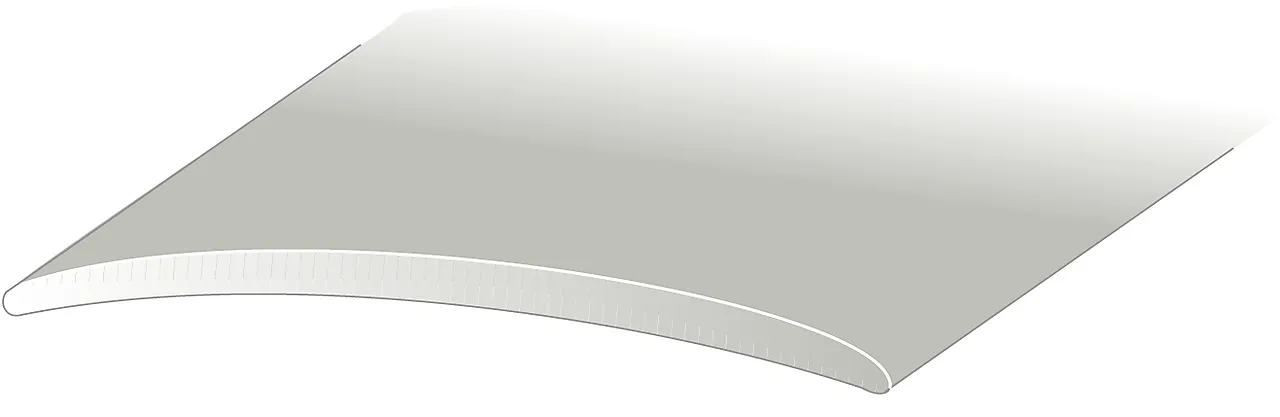 Lundbergs overgangslist sølv 1 meter