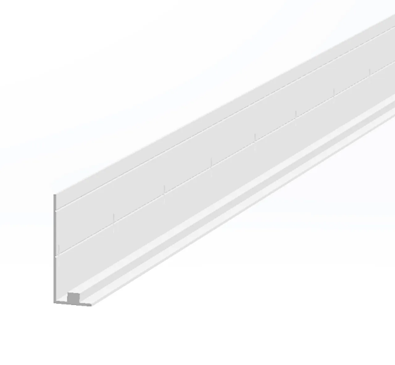 Smartpanel Wetwall Sokkellist hvit