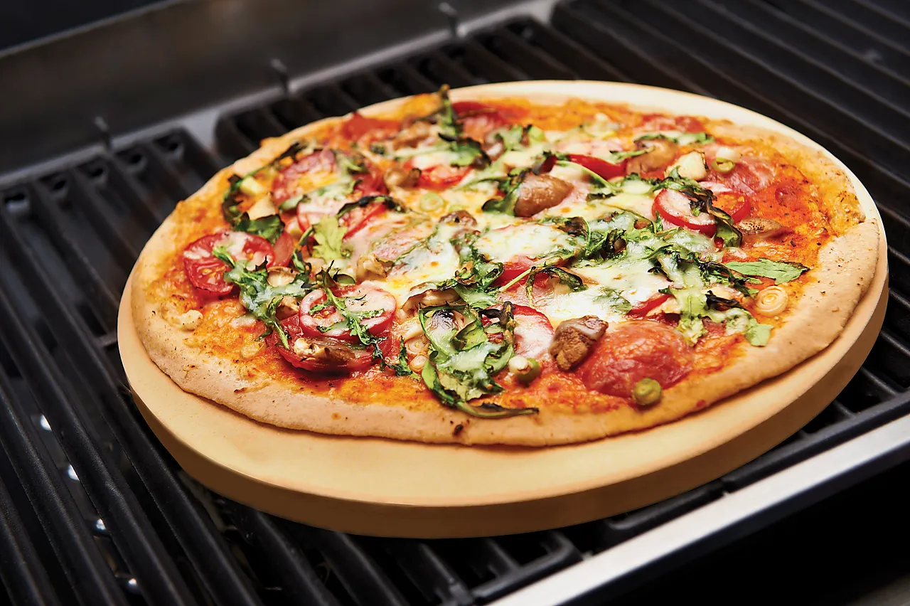 Pizzastein rund null - null - 3 - Miniatyr