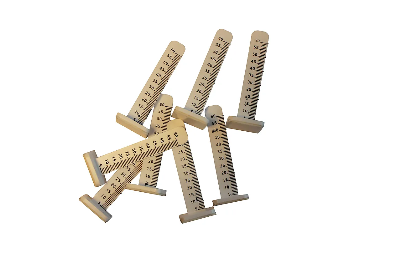 Nivåpinner for avrettingsmasse 1000 med skalering 1000 stk Nivåpinner for avrettingsmasse 1000 med skalering 1000 stk