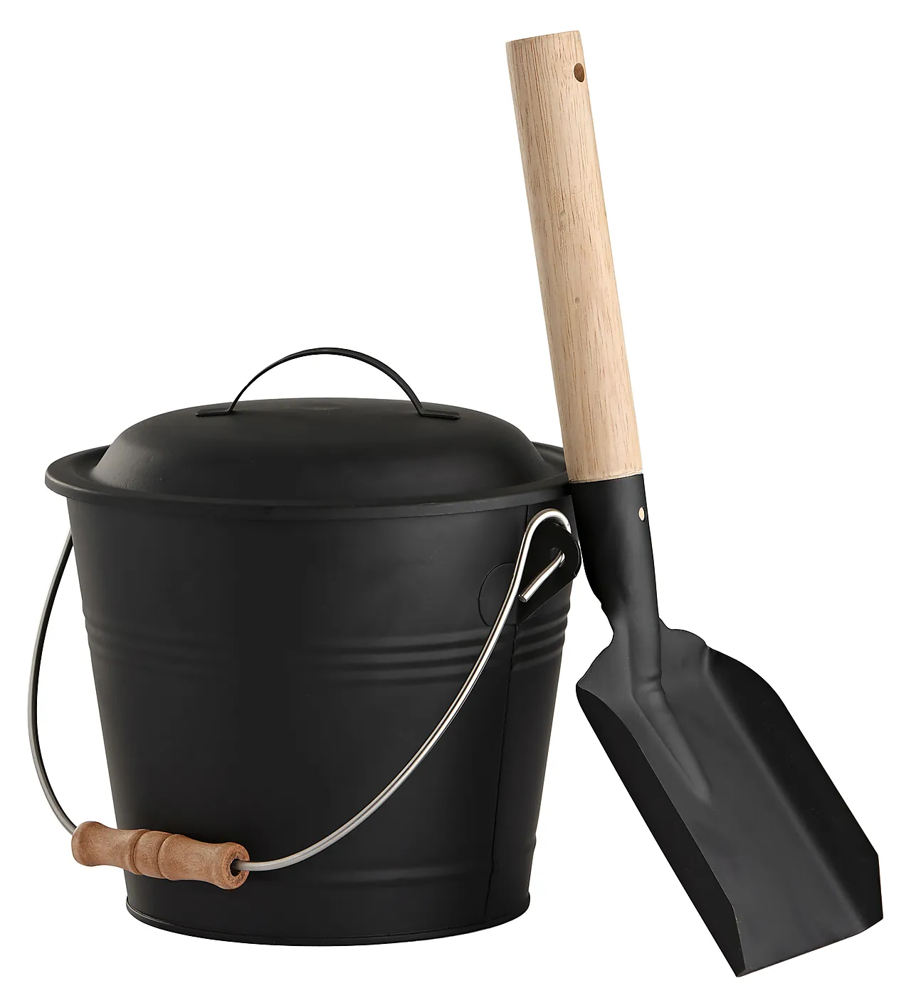Askebøtte med spade 5 liter