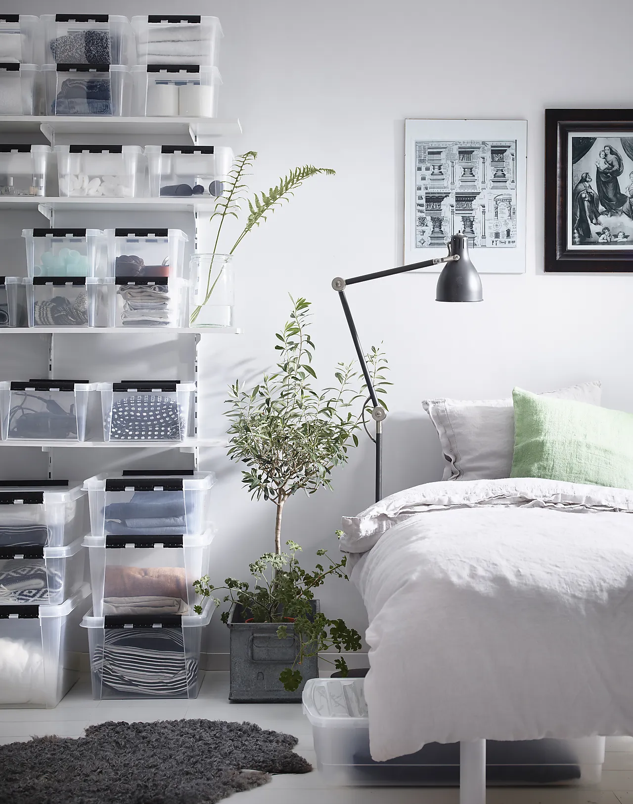 Oppbevaringsboks classic 10 med lokk 34x25x16 cm null - null - 3 - Miniatyr