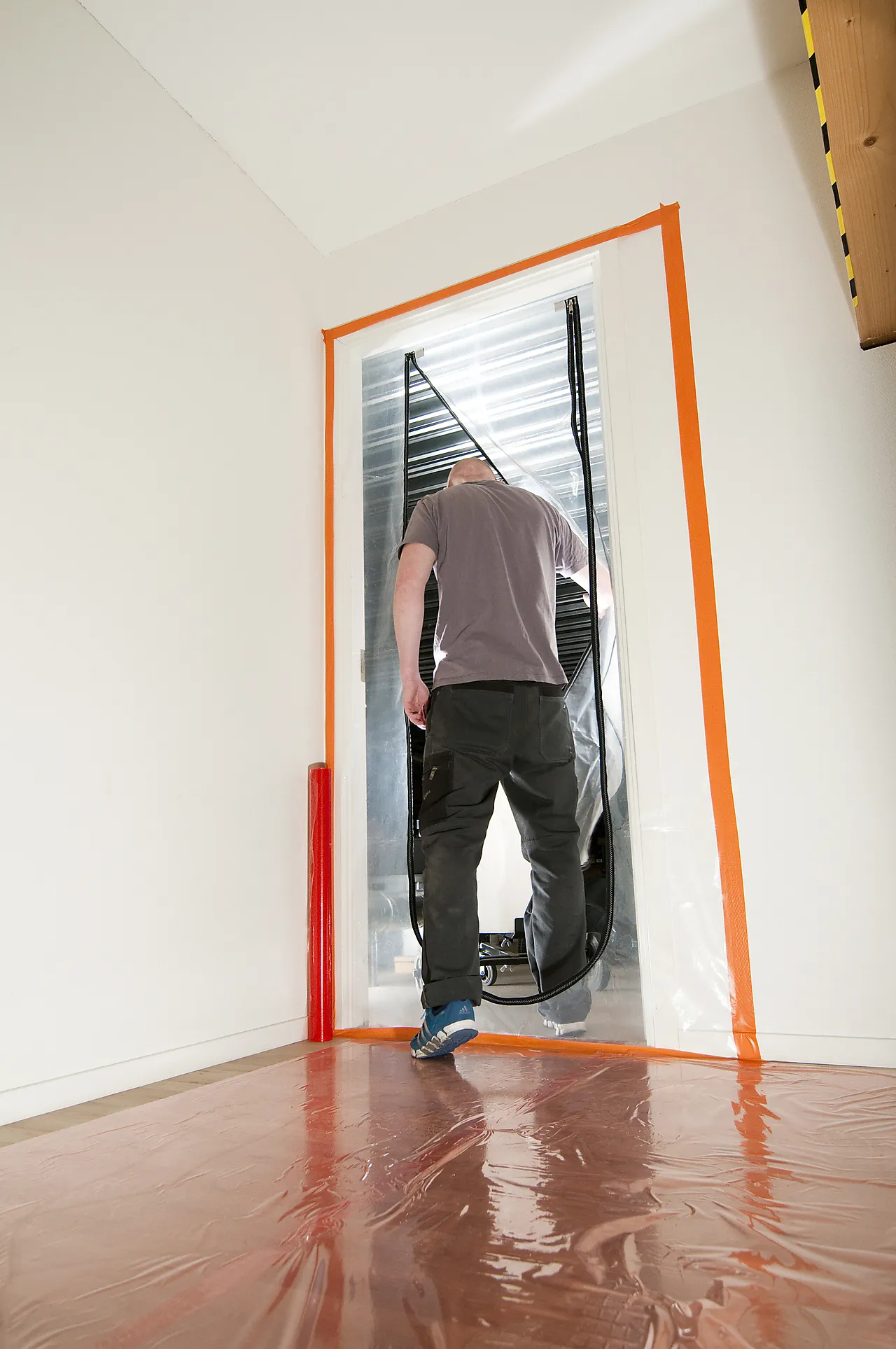 Glidelås dør/ støvstopp u-åpning null - null - 3 - Miniatyr