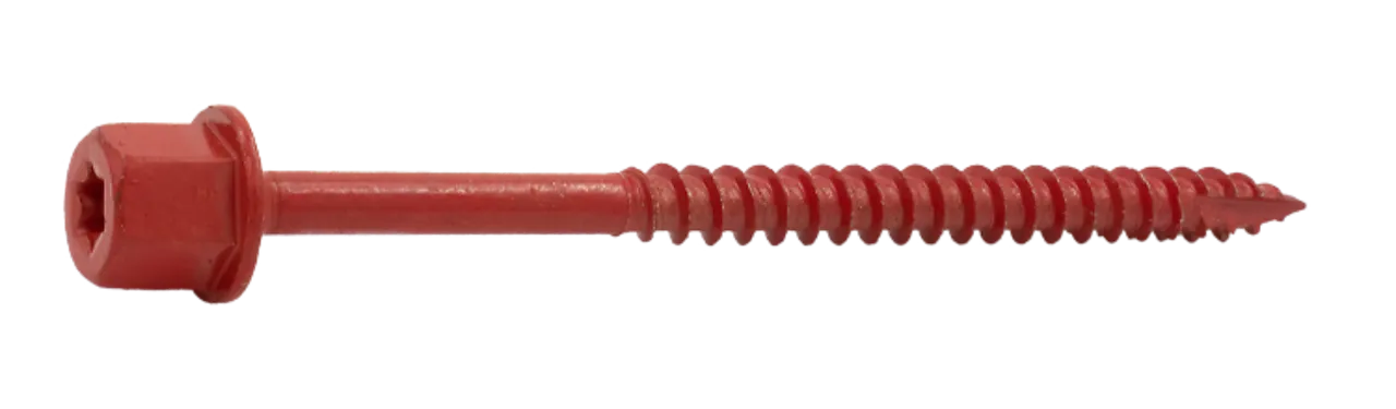 Treskrue forskaling 6,0x75 mm RAL3020