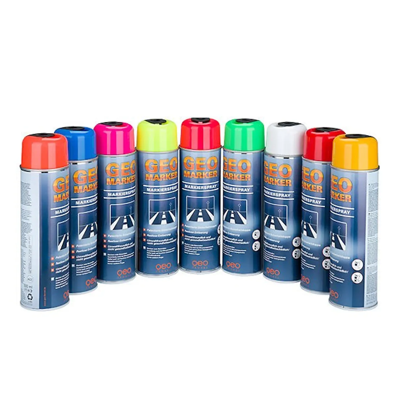 Merkespray fluor orange geo fennel