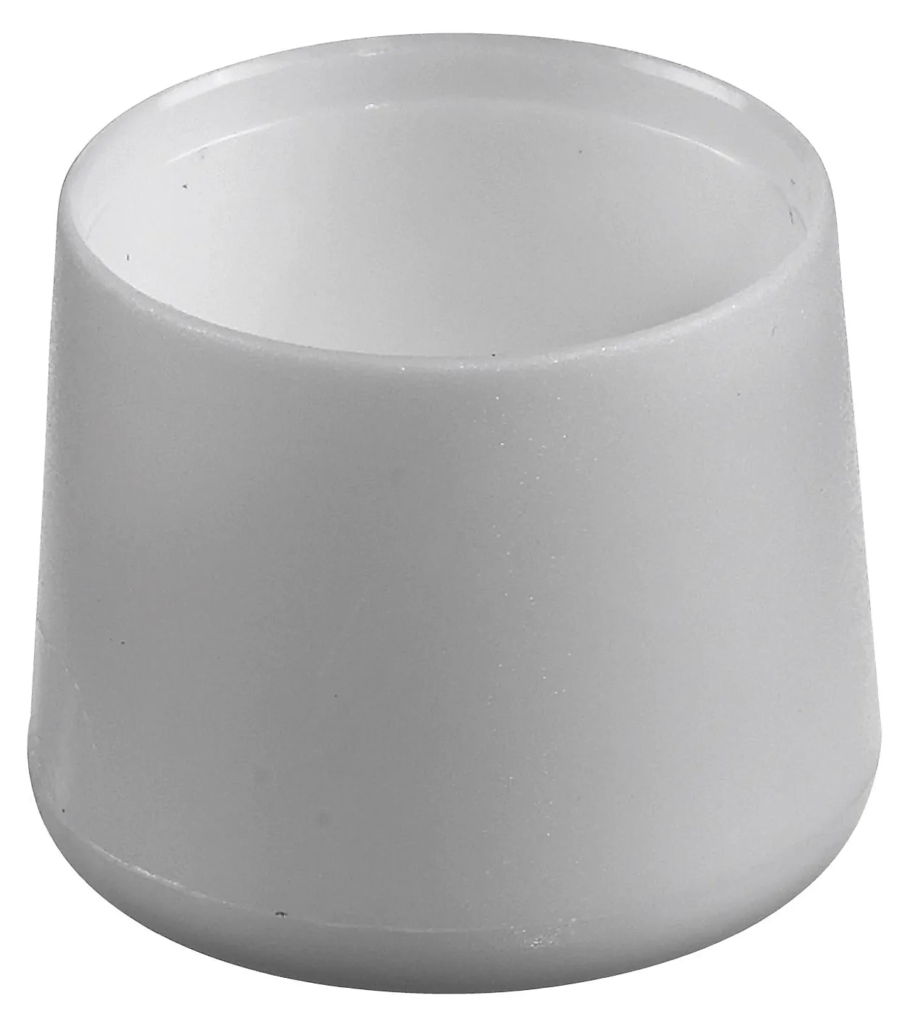 Møbelknott plast rund 22mm hvi