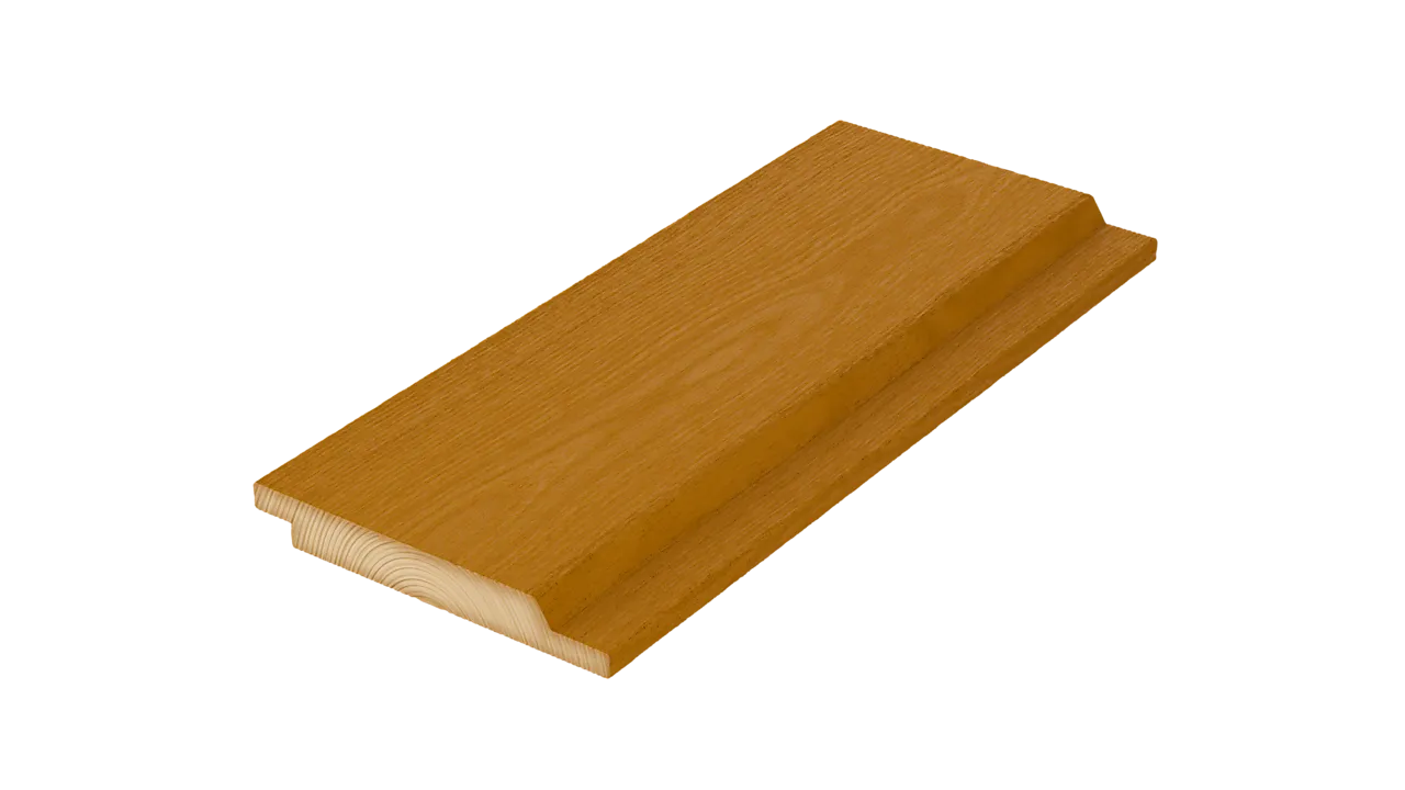 Marnar Bruk Royal furu 19x148 okergul dobbelfalset ny type