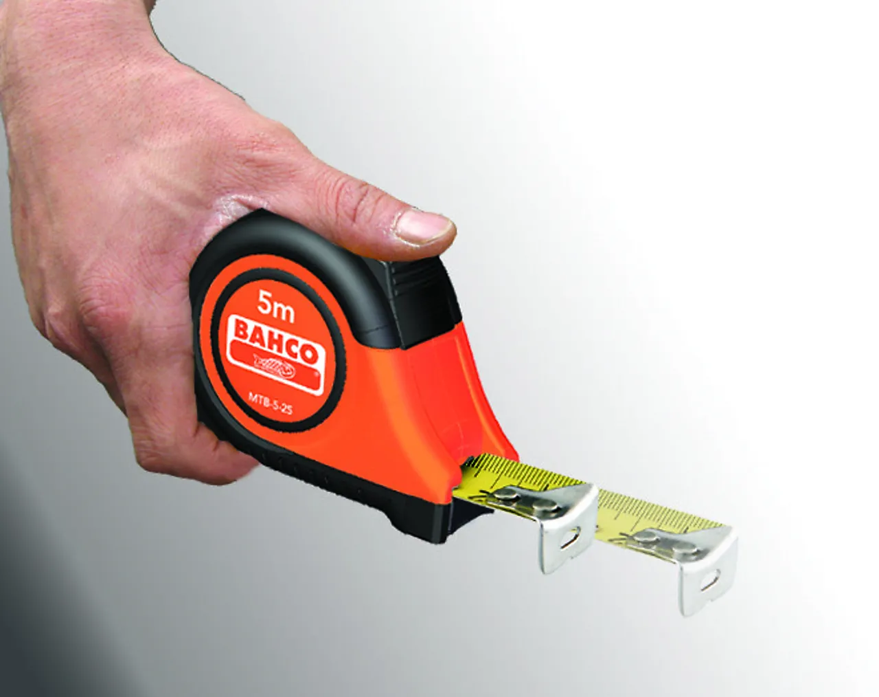 MÅLEBÅND 5M 25MM KLIPS MTB-5-25 BAHCO null - null - 2 - Miniatyr