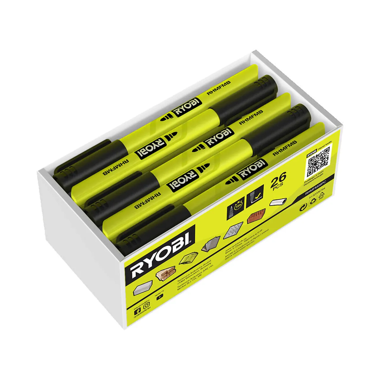 Tusj med fin spiss hurtigtørkende svart