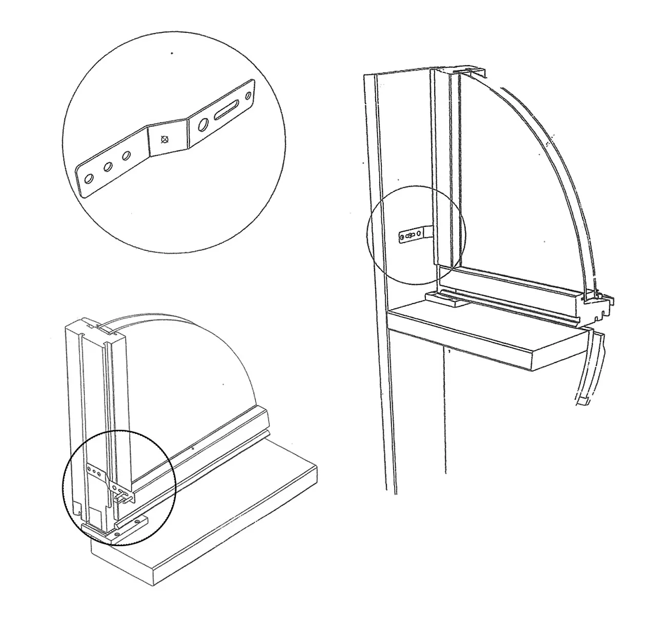 Monteringsbeslag u/foring 4 stk null - null - 3 - Miniatyr