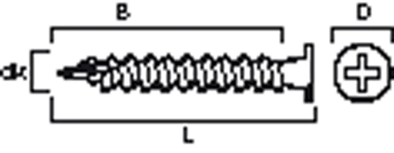 Laminatskrue 4,2x30 fzb a250