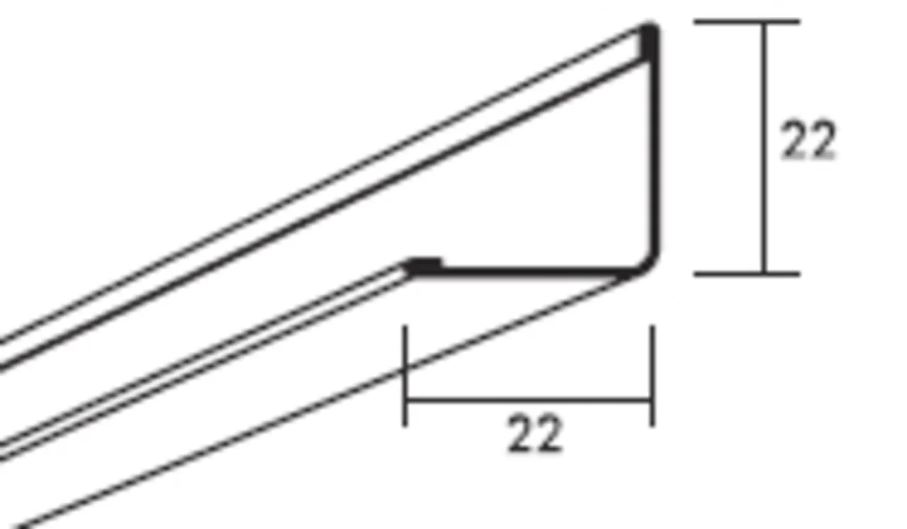Vegglist c3 8762 l=3000 ecophon