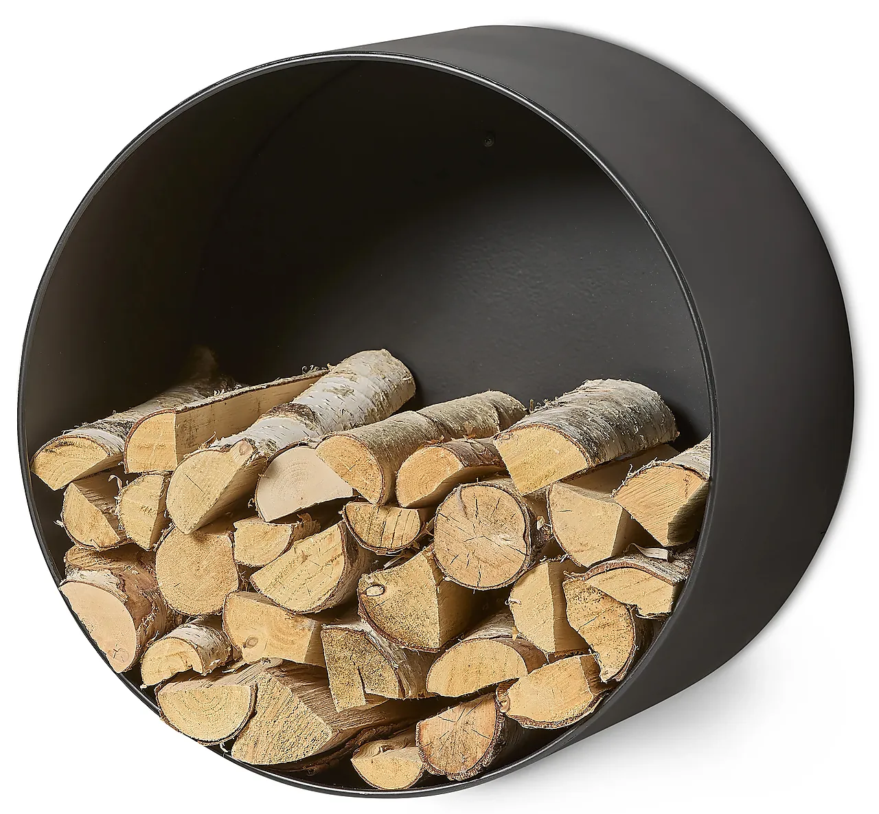 Vedstativ vegg/gulv Wilhelm