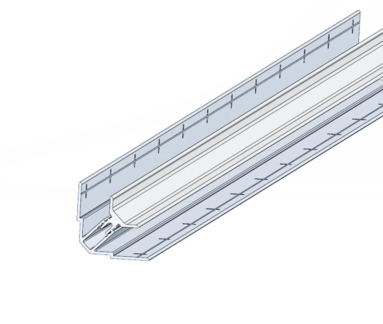Hjørnelist innv todelt hvit 2400 33,5x33,5x2400mm Hjørnelist innv todelt hvit 2400 33,5x33,5x2400mm