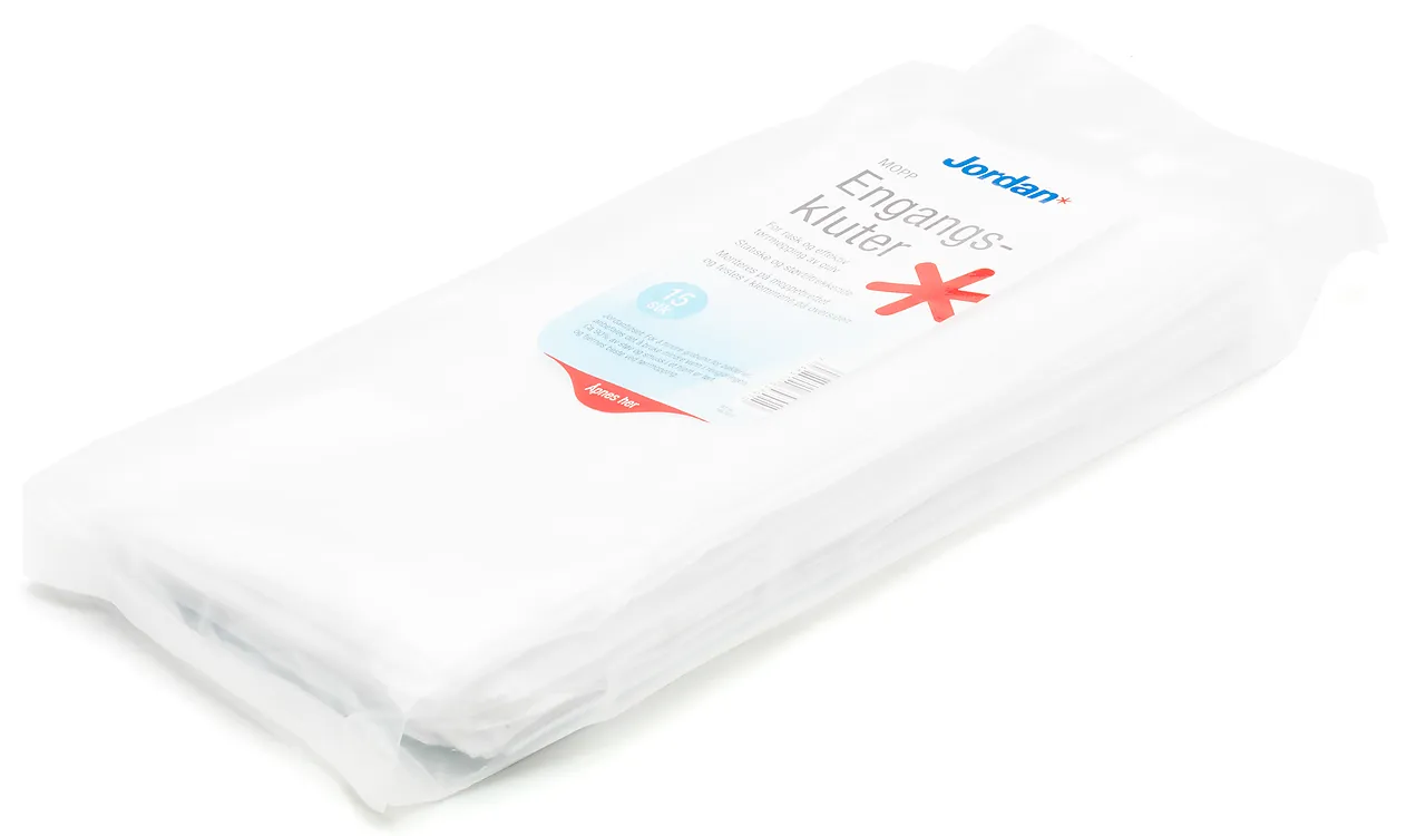 Engangsklut for tørrmopping