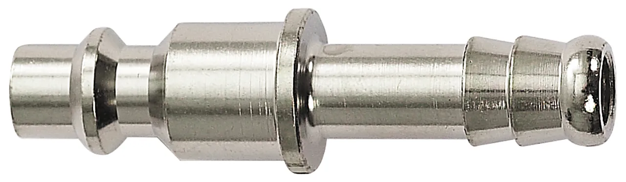 Nippel med slangestuss 1/4" norsk Nippel med slangestuss 1/4" norsk