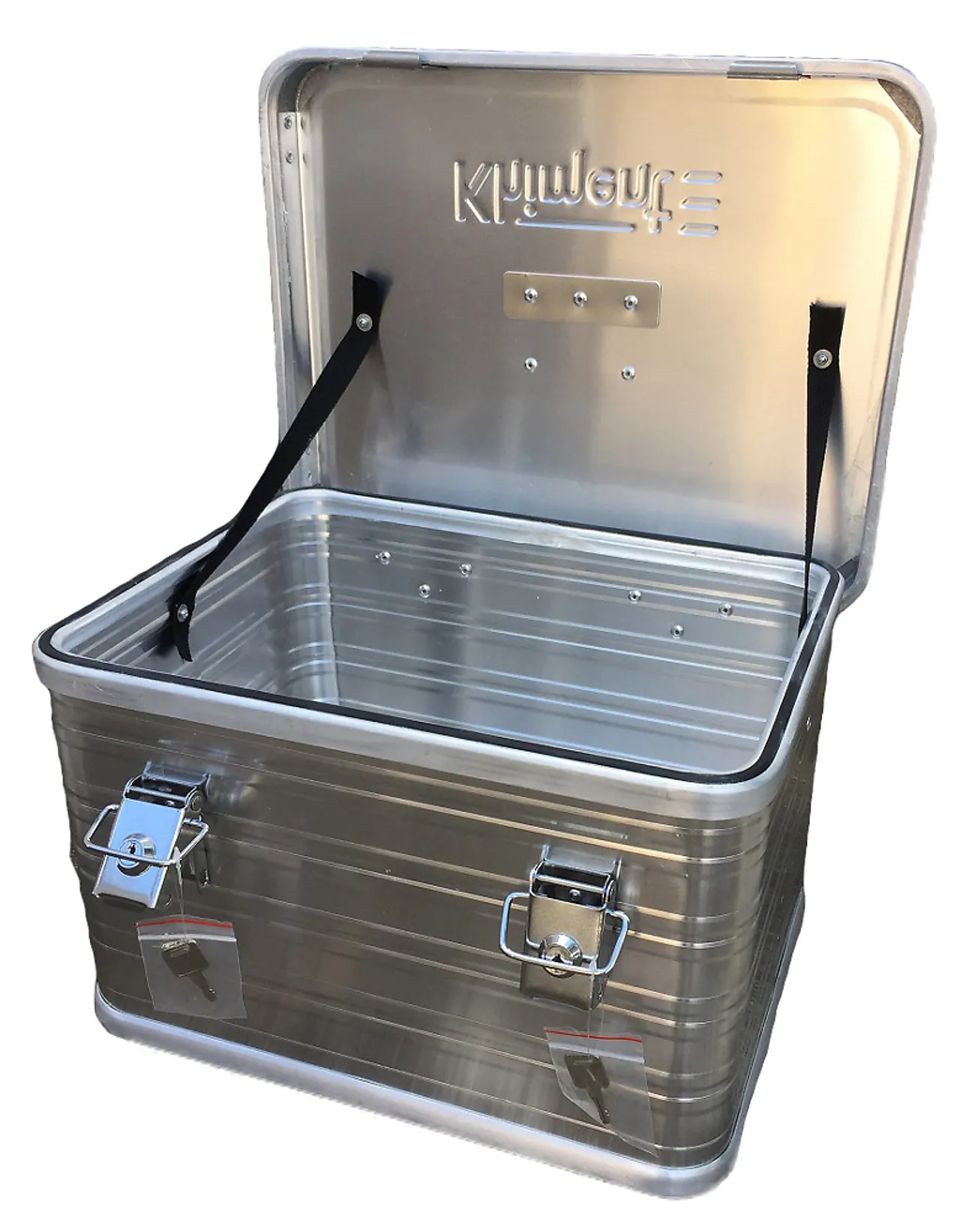 Alukasse ms29 l 400x300x245cm med stablehjørner 1 mm alu null - null - 2 - Miniatyr