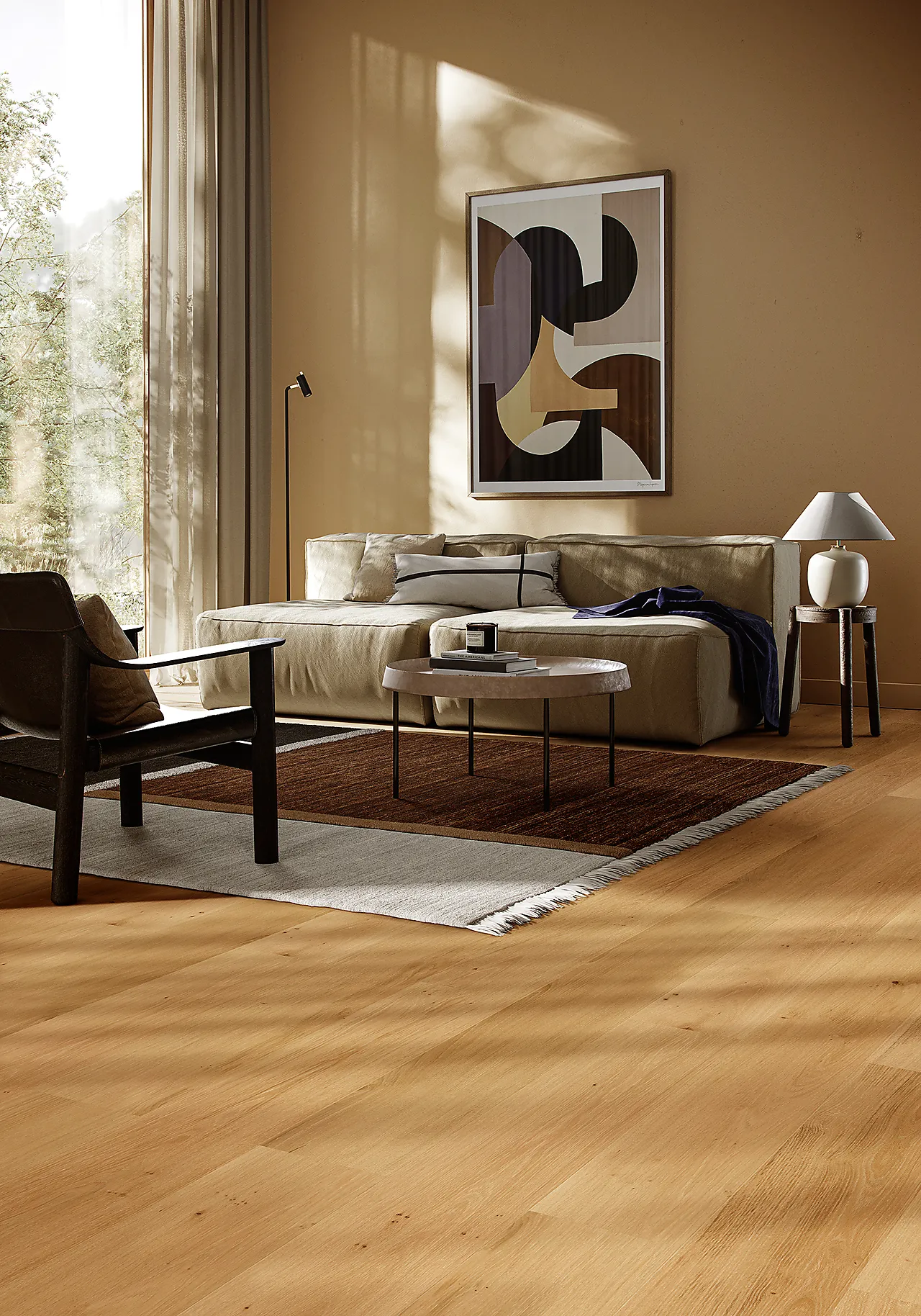 Parqwood tregulv finert Ambre naturel